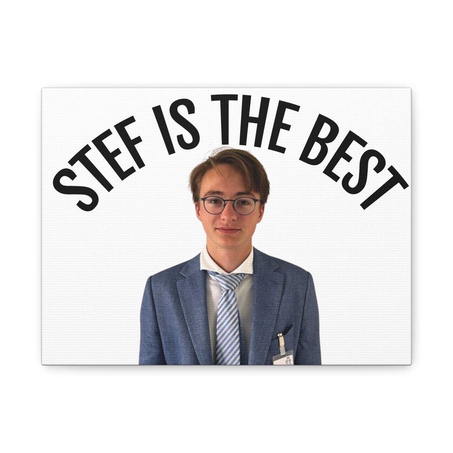 Portrait canvas of Stef